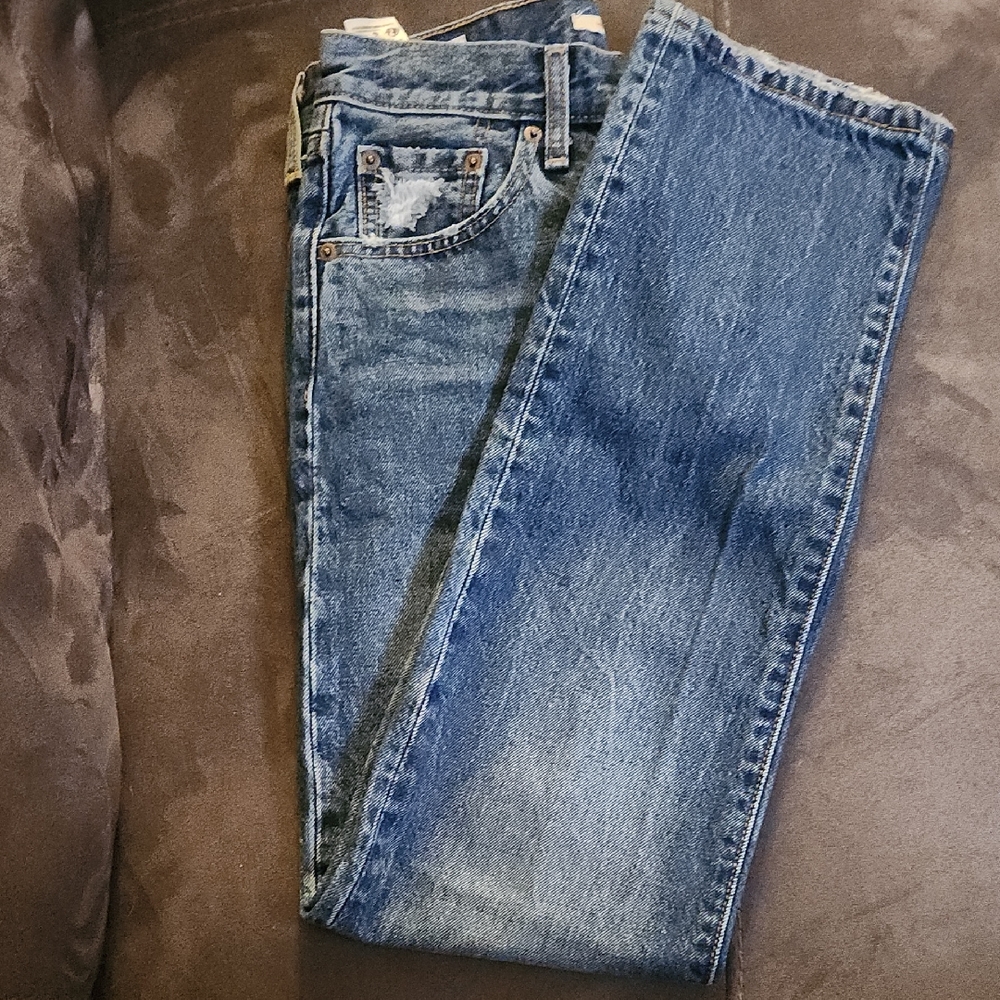 Levi's Middy Straight Blue Denim Jeans